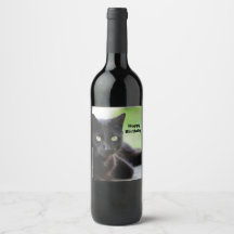  zwarte katfoto Birthday