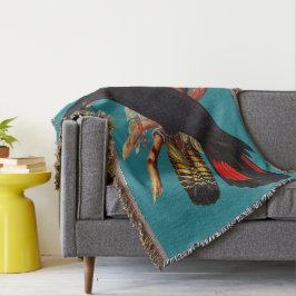 zwarte katkatoeno | Elizabeth Gould 1800 Pos Deken