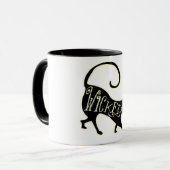 Zwarte kattebak mok (Voorkant links)