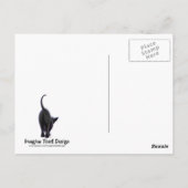 Zwarte kattebakkerij briefkaart (Achterkant)