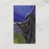 Zwarte kattebakkerij visitekaartje (Achterkant)