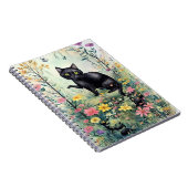 zwarte kattebloembos 3 notitieboek (Rechterzijde)