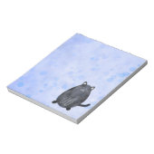 Zwarte katteblok notitieblok (Linkerzijde)