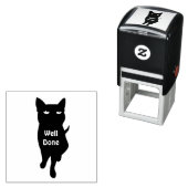 Zwarte kattekatje  zelfinktende stempel (In situ)