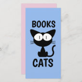 ZWARTE KATTEKNITTIGE BOEKLEES MARKER BOEKLEZERS (Voorkant / Achterkant)