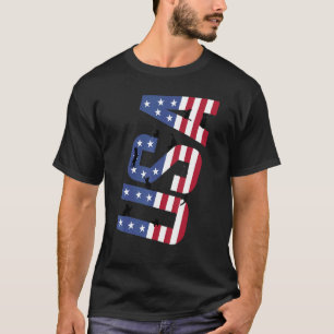 Zwarte katten 4 juli Meowica Mannen Vrouwen VS Vla T-shirt