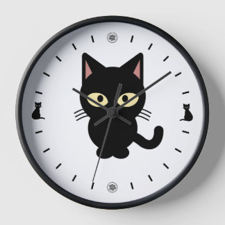 Zwarte Katten Analoge Wand