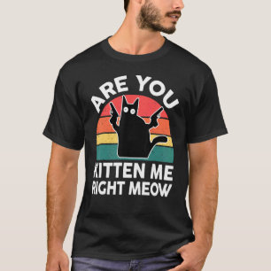 Zwarte Katten Bedriegen Me Nu Kattenkat T-shirt