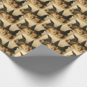  zwarte katten cadeaupapier (Hoek)