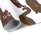 Zwarte Katten Cadeaupapier (Rol Hoek)