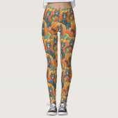 ZWARTE KATTEN EN MUIZEN HALLOWEEN LEGGINGS SINAASA (Voorkant)
