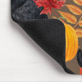 Zwarte katten en pompoenen 2 muismat (Hoek)