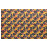 Zwarte katten en pompoenen 2 stof (Fat Quarter)