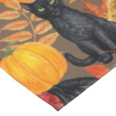 Zwarte katten en pompoenen 2 tafelkleed (Gekanteld)