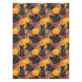 Zwarte katten en pompoenen 2 tafelkleed (Voorkant)