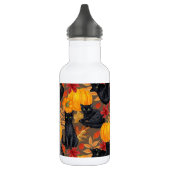 Zwarte katten en pompoenen 2 waterfles (Links)