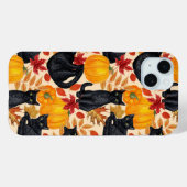 Zwarte katten en pompoenen Case-Mate iPhone case (Achterkant (horizontaal))