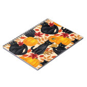 Zwarte katten en pompoenen notitieboek (Linkerzijde)