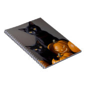 Zwarte katten en pompoenen notitieboek (Rechterzijde)