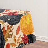 Zwarte katten en pompoenen tafelkleed (Voorbeeld)