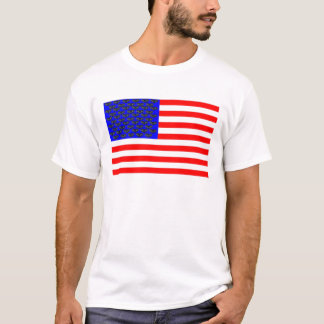 Zwarte katten en strips t-shirt
