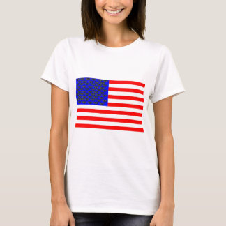 Zwarte katten en strips t-shirt