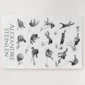 Zwarte katten- en woolen-garen, Alexandre Steinlen Legpuzzel (Horizontaal)