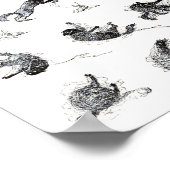 Zwarte katten- en woolen-garen, Alexandre Steinlen Poster (Hoek)