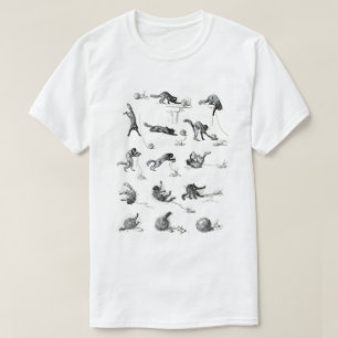 Zwarte katten- en woolen-garen, Alexandre Steinlen T-shirt