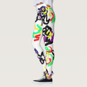 Zwarte Katten feest Leggings (Links)