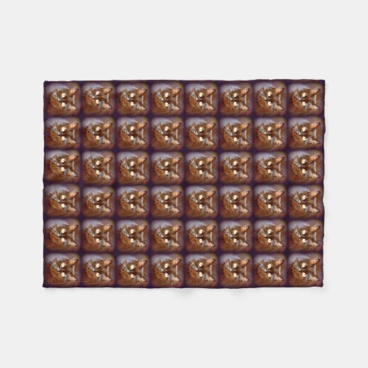 zwarte katten fleece deken (Voorkant (Horizontaal))