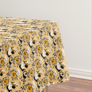 Zwarte katten, ghost en pompoenen tafelkleed