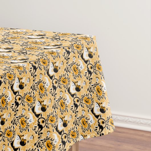 Zwarte katten, ghost en pompoenen tafelkleed (Voorbeeld)