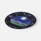 Zwarte katten Halloween papieren bord (Gekanteld)