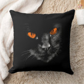 Zwarte katten heersen - Oranje ogen Kussen (Deken)