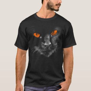 Zwarte katten heersen - Oranje ogen T-shirt