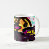 Zwarte katten Herfst Koffiemok (Voorkant rechts)