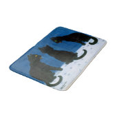 Zwarte katten in de sneeuw, Louis Wain Badmat (Gekanteld)