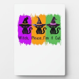 Zwarte katten in heks Petten Essential T-shirt Fotoplaat