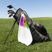 Zwarte katten in heks Petten Essential T-shirt Golfhanddoek (Groen)