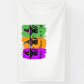 Zwarte katten in heks Petten Essential T-shirt Spandoek (Verticaal)