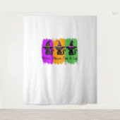 Zwarte katten in heks Petten Essential T-shirt Wandkleed (Voorkant)