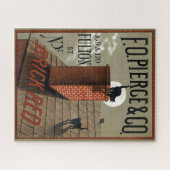  zwarte katten in het moonlichte reclamebord legpuzzel (Horizontaal)