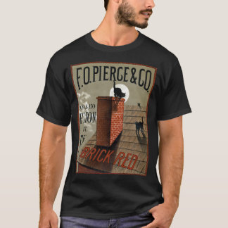 zwarte katten in het moonlichte reclamebord t-shirt