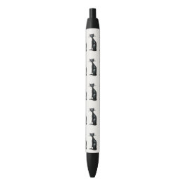 Zwarte katten inkt pen