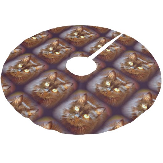 zwarte katten kerstboom rok (Gekanteld)