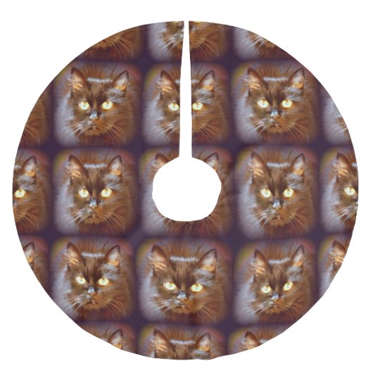 zwarte katten kerstboom rok (Voorkant)