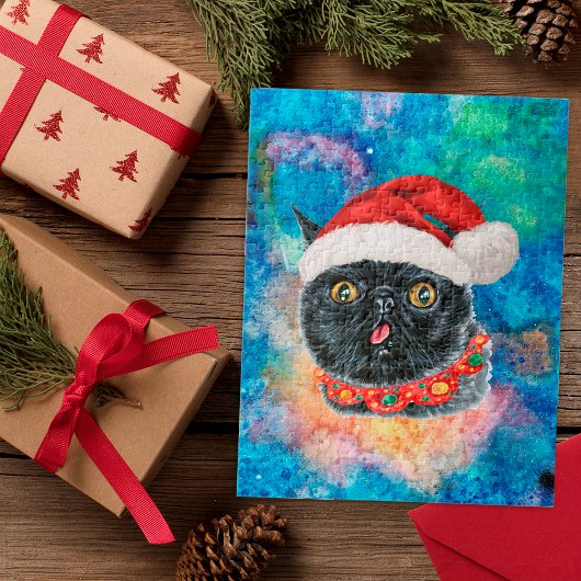 Zwarte Katten Kerstcadeaus Legpuzzel