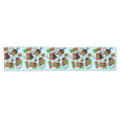 Zwarte Katten Kerstcadeaus Patroon Korte Tafelloper (Horizontaal)