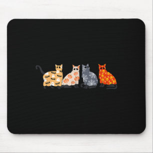 Zwarte katten Kitten Kitty Pompoen Eng Griezelig G Muismat